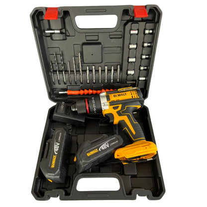 Taladro Inalámbrico 48V + 26 Piezas