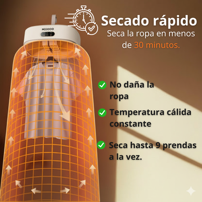 Secadora Portátil 3 en 1: Seca, Esteriliza y Ahorras Espacio